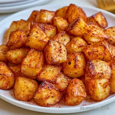 Kartoffelw&uuml;rfel Aus Dem Airfryer f&uuml;r 4 Rezeptkarte