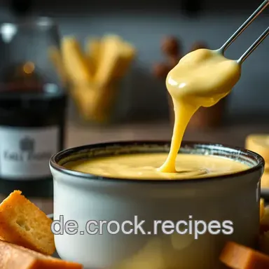 Perfektes Käse Fondue – Der Genuss für gesellige Abende Rezeptkarte