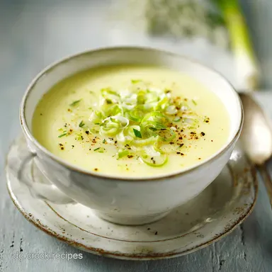 K&auml;se-Lauch-Suppe mit Hackfleisch in 25 Min.