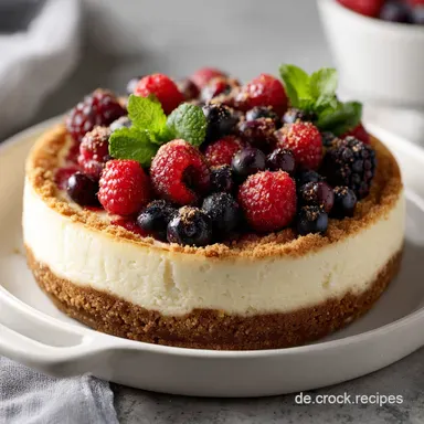 K&auml;sekuchen Mit Keksboden f. 12 Portionen Rezeptkarte