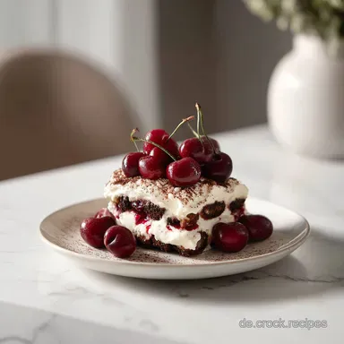 Schwarzw&auml;lder Kirsch Tiramisu f. 6 Portionen Rezeptkarte