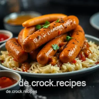 Klassische Currywurst - Das köstliche Berliner Streetfood Rezeptkarte