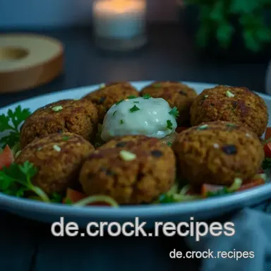 Klassische Falafel: Knusprige Kichererbsenbällchen für jeden Geschmack! Rezeptkarte