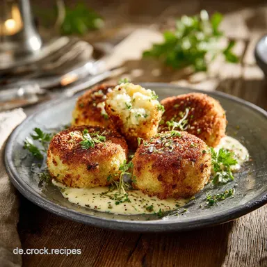 Kartoffelkroketten: Omas Rezept f&uuml;r knusprige Klassiker mit Muskat Rezeptkarte