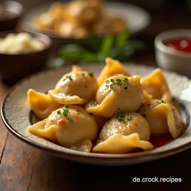 Perfekte Pelmeni Saftige FleischTeigtaschen nach Omas Rezept Rezeptkarte