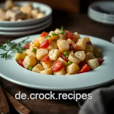 Klassischer franz&ouml;sischer Kartoffelsalat &ndash; Ein Genuss aus der Provence Rezeptkarte