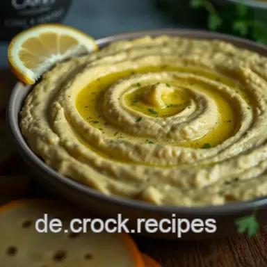 Klassisches Hummus Rezept: Cremiger Kichererbsen-Dip mit Zitrone Rezeptkarte