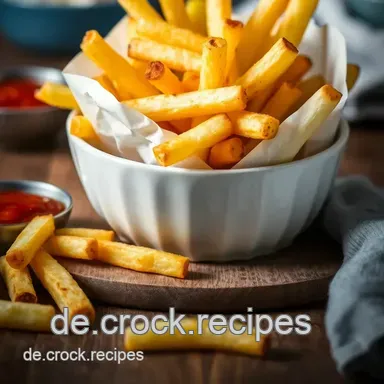 Knusprige Bauern-Pommes: Omas Rezept für Rustikale Pommes fritesRustikale Pommes frites Rezeptkarte