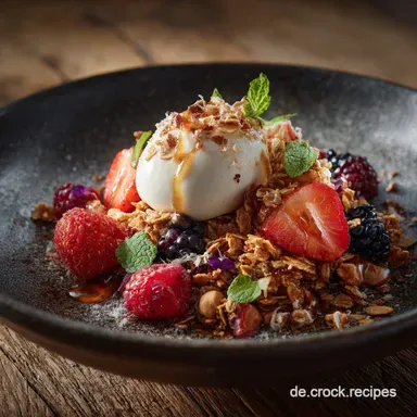 Granola selber machen: Das Geheimnis f&uuml;r perfekt knusprige Klumpen Rezeptkarte