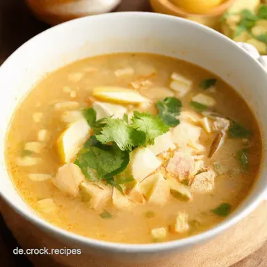 Tom Kha Gai Meine einfache Thai Suppe mit Kokosmilch Rezeptkarte