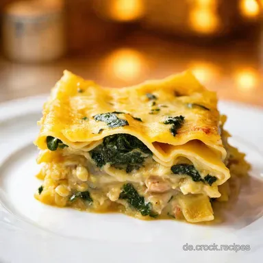 Lachslasagne Spinat Mein cremigstes Familienrezept Rezeptkarte