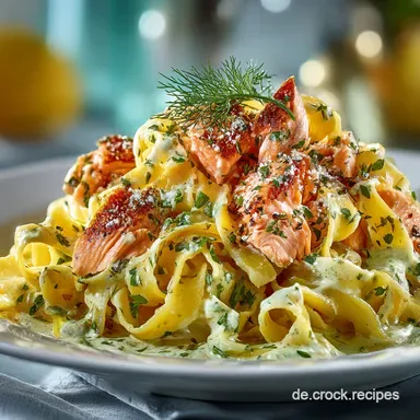 LachsTagliatelle mit cremiger Zitronensoße BlitzLuxus in 35 Minuten Rezeptkarte