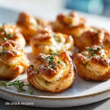 Mini Laugenkonfekt Rezept mit Zwiebel Dip f&uuml;r 10 Portionen Rezeptkarte