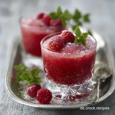 LilletSlushie mit Himbeeren: Elegantes Slushie Rezept f&uuml;r den Sommer Rezeptkarte