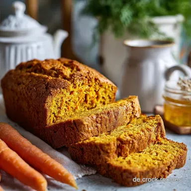 Fluffiges Low Carb Karottenbrot f&uuml;r 12 Portionen Rezeptkarte