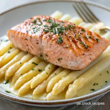 Low Carb Spargel Rezept mit Lachs Rezeptkarte