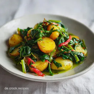 Mangold mit Kartoffeln: Kroatisches Rezept in 35 Minuten Rezeptkarte