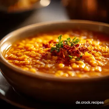 Masoor Dal Tadka Rezept Rote Cremiges Indisches Soulfood schnell kochen Rezeptkarte