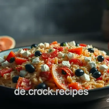 Leckerer Kritharaki Salat: Ein mediterraner Genuss f&uuml;r jede Grillparty