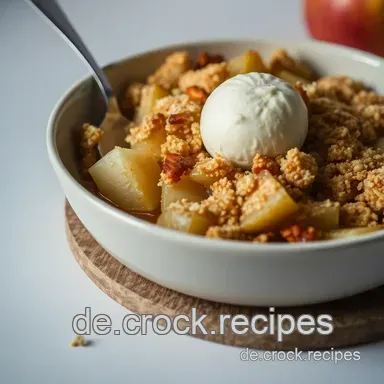 Apfel Crumble wie von Mike: "Das perfekte Dinner" Rezept! Rezeptkarte