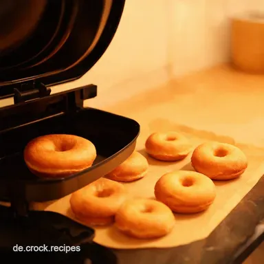 Mini Donuts backen leicht gemacht Donut Maker Rezepte vom Profi Rezeptkarte
