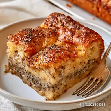 Mohnkuchen mit Hefeteig f&uuml;r 12 Portionen