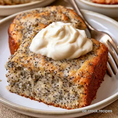 Mohnkuchen mit Schmand: Cremig Gebacken Rezeptkarte