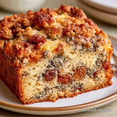 Mohnkuchen mit Streuseln f&uuml;r 12 St&uuml;cke Rezeptkarte