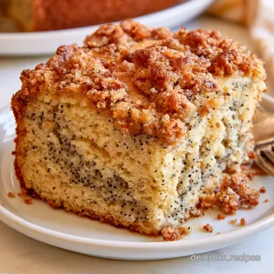 Mohnkuchen mit Streuseln f&uuml;r 12 Personen Rezeptkarte