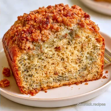 Mohnkuchen mit Streuseln f&uuml;r 12 Personen