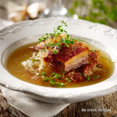 Ochsenschwanzsuppe Klassisches Rezept vom Profikoch