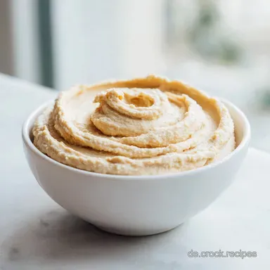 &Ouml;lfreier Hummus mit Tahini: Samtige Textur f&uuml;r 8 Personen