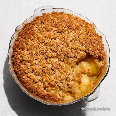 Omas Apfel Crumble Originalrezept So einfach knusprig