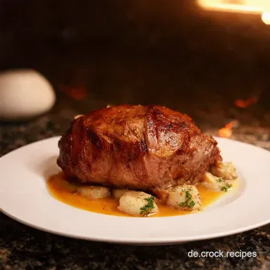 Klassischer Hackbraten im Ofen Omas Rezept saftig lecker Rezeptkarte