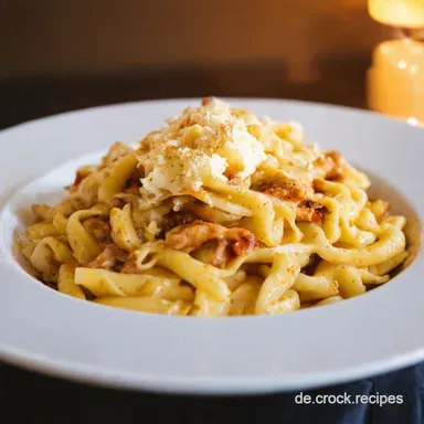 Omas Einfacher Nudelauflauf mit Schinken K&auml;se So Lecker Rezeptkarte