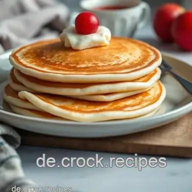 Omas Goldbraune Glücks-Pancakes: Einfach & Fluffig! Rezeptkarte