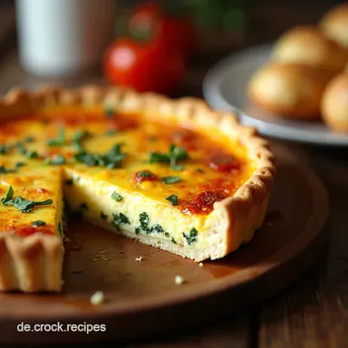 Quiche Lorraine Rezepte Omas Rezept f&uuml;r Genie&szlig;er Rezeptkarte