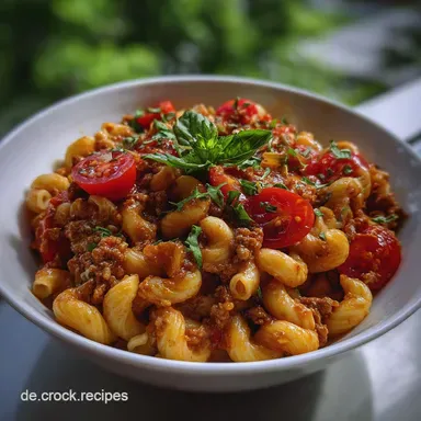 Pasta Diabolo Mit Hack und Chili: 20 Minuten Blitz-Rezept Rezeptkarte