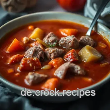 Paul's Power-Borschtsch: "Perfektes Dinner" Rote Bete Suppe! Rezeptkarte