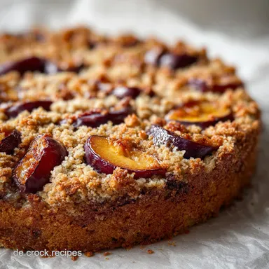 Pflaumenkuchen Rezept: Saftig mit Streuseln Rezeptkarte