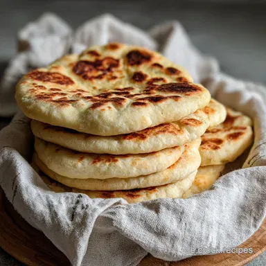 Pita Brot Rezept: Ofen-Only und knusprig gebacken