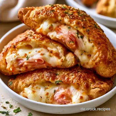 Pizzataschen mit Fertigteig in 35 Min