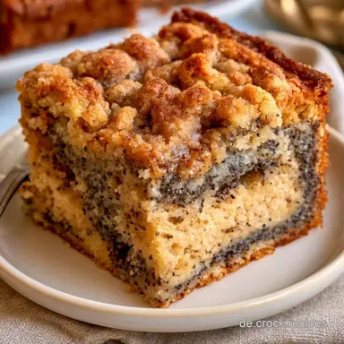 Polnischer Mohnkuchen mit Streuseln Rezeptkarte