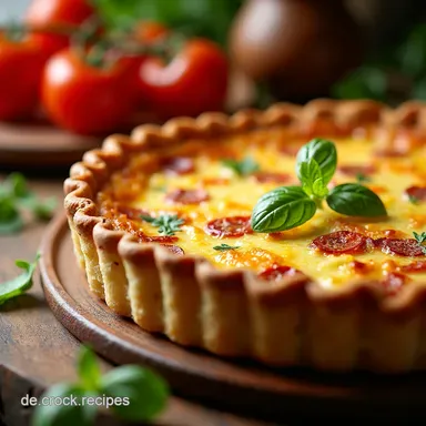 Quiche Lorraine das klassische Rezept Mein Tipp f&uuml;r den cremigen Guss Rezeptkarte