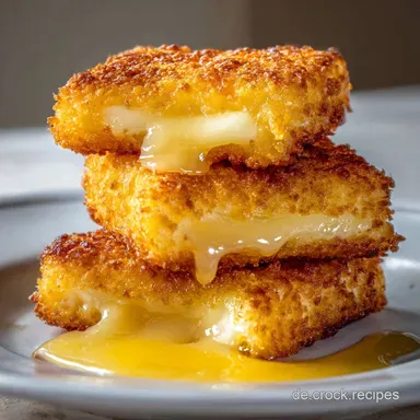 In Reibesemmel Gebratener K&auml;se als Knuspriges Vergn&uuml;gen nach Original Rezept: DDR Klassiker Rezeptkarte