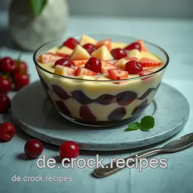 Omas Bester! Rhabarberpudding Rezept Erdbeer-Traum Rezeptkarte