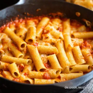 Rigatoni al Forno Original Rezept Herzhaft Gl&uuml;cklich wie bei Oma Rezeptkarte