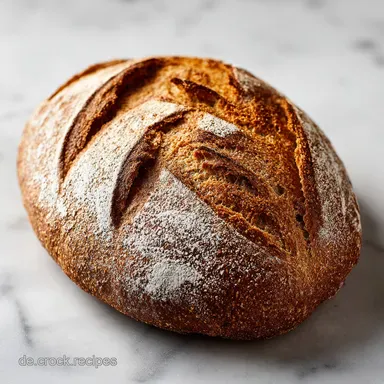 Roggenmischbrot mit Sauerteig f. 1 Portion Rezeptkarte