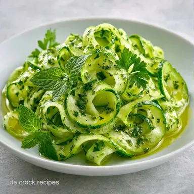 Roher Zucchinisalat in 15 Minuten Rezeptkarte