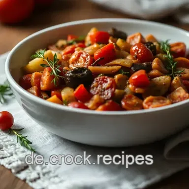 Roter Reis Rezept: Djuvec-Gemüse – Balkan-Sonne auf dem Teller! Rezeptkarte